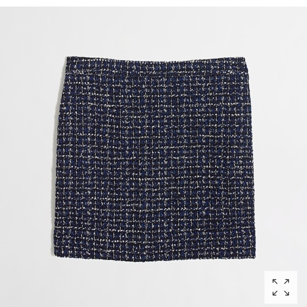 J. Crew Factory Tweed Mini Skirt